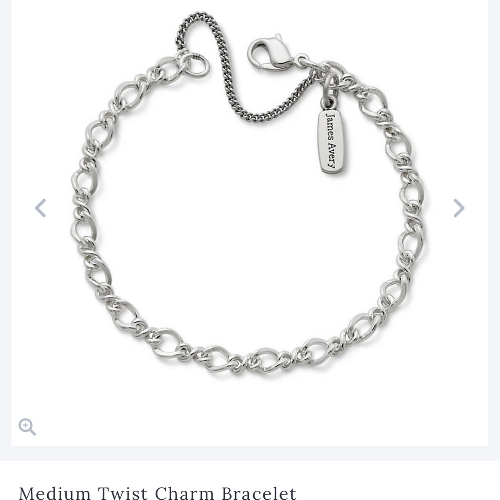 James Avery Medium Twist Charm Bracelet
